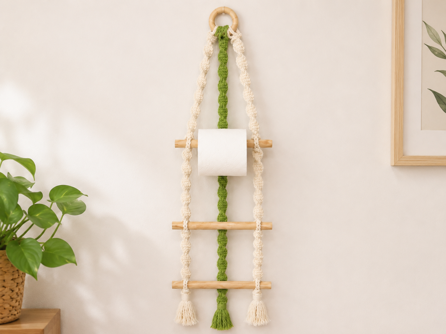 Handcrafted Decorative Tissue Holder (Large)